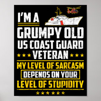 Affiche Drôle Je Suis Un Vieux Vétéran Militaire Vibesn Re