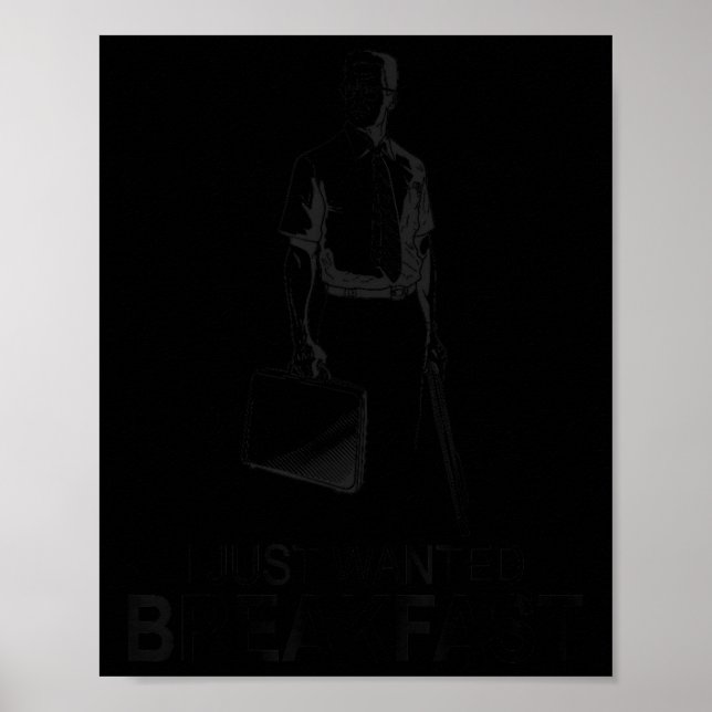 Affiche Drôle Je viens de Recherché petit déjeuner (Devant)