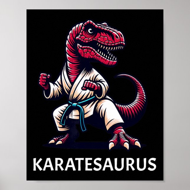 Affiche Drôle Karate Lover Cadeaux Et Karatist (Devant)