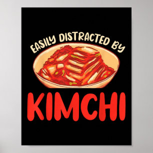 Affiche Drôle Kimchi Dit Coréen Amoureux Du Barbecue