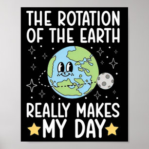 Affiche Drôle La Rotation Du.earth Fait Vraiment Mon.da