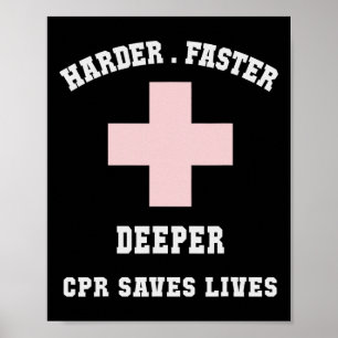 Affiche Drôle Lifeguards Plus Durs Plus Vite Humour Rcr Sa