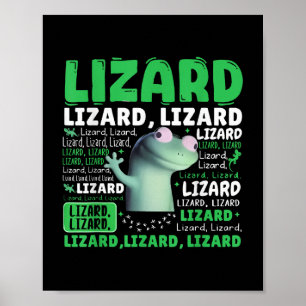 Affiche Drôle Lizard Mème Animal Femmes Hommes _1