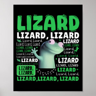 Affiche Drôle Lizard Mème Animal Femmes Hommes _3