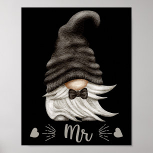 Affiche Drôle M& ; Mme Gnome Pour Les Couples Correspon