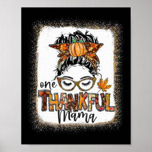 Affiche Drôle Mangue Un Thankful Mama Automne Que