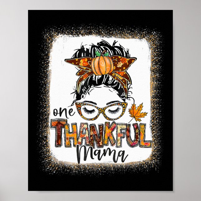 Affiche Drôle Mangue Un Thankful Mama Automne Que (Devant)
