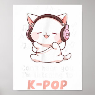 Affiche Drôle mignon Amoureux des chats ne peut pas vous e