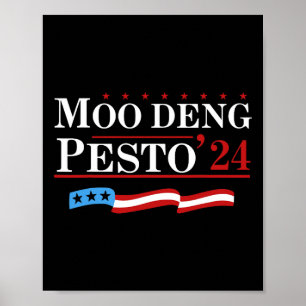 Affiche Drôle Moo Deng Pesto 24 Penguin Ba