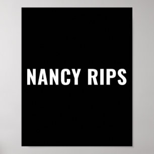 Affiche Drôle Nancy Pelosi déchire le discours d'adresse
