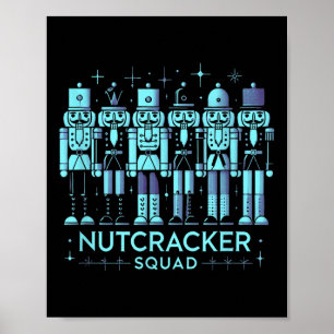 Affiche Drôle Nutcracker Hommes Femmes Nutcrackers Noël