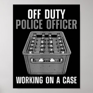Affiche Drôle officier de poux Design pour hommes femmes l