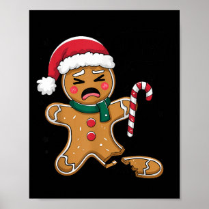 Affiche Drôle Oh Snap Gingerpain boulangerie Noël Snacks