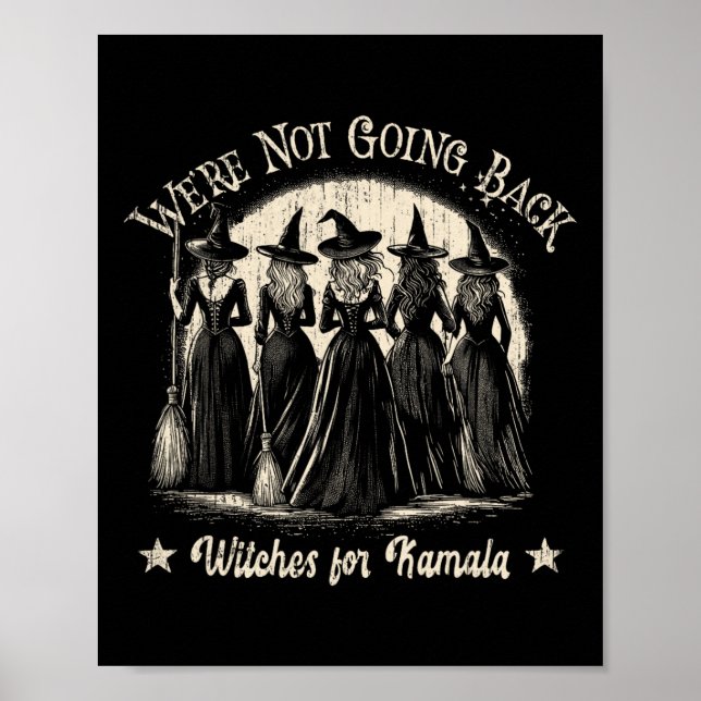 Affiche Drôle on ne va pas revenir Halloween Kamala Wicked (Devant)