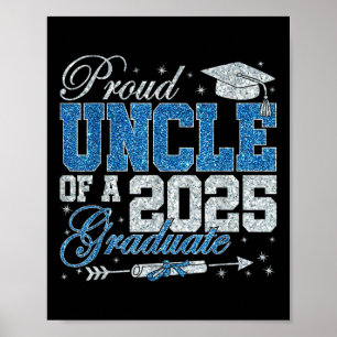 Affiche Drôle Oncle Fier D'Un Diplôme De Famille De 2025