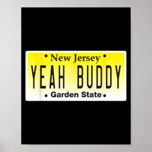 Affiche Drôle ouais buddy Pauly D Jersey Shore bord de mer