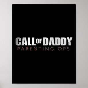 Affiche Drôle Papa Appel De Papa De Papa Parenting Ops Cad