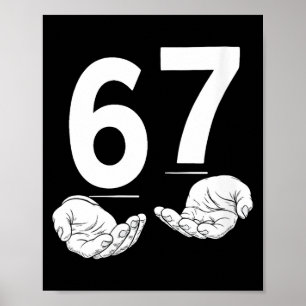 Affiche Drôle pour femmes Six Sept 6 7 Mème Génération Alp