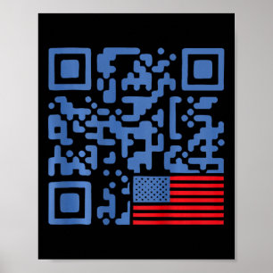 Affiche Drôle président du Qr Trump 4547 Danse Déménagemen