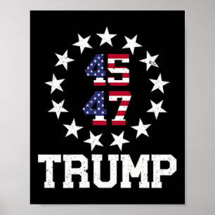 Affiche Drôle président du Qr Trump 4547 Danse Déménagemen