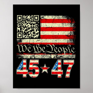 Affiche Drôle président du Qr Trump 4547 Tee Trump Dancing