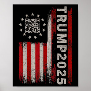 Affiche Drôle président du Qr Trump 4547 Tee Trump Dancing