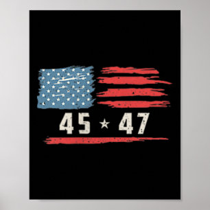 Affiche Drôle président Qr Trump Dance Code 2 Côté