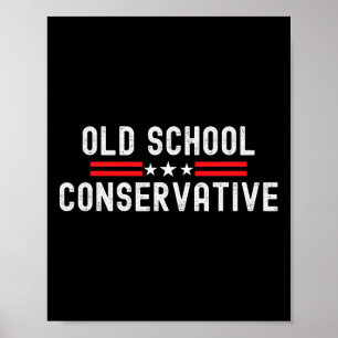 Affiche Drôle Pro Conservateur Fier Républicain Politique