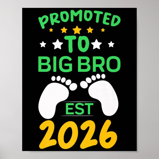 Affiche Drôle Promu À Big Brother 2026 Bientôt Être Gros (Devant)