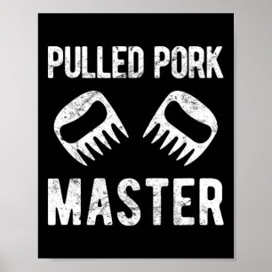 Affiche Drôle pulvérisé Porc Master Bear Claws