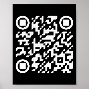 Affiche Drôle Qr Président Trump Danse Code 3