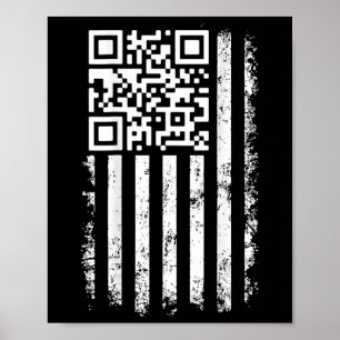 Affiche Drôle Qr Scan Me Président Trump 4547 Trump Dancin