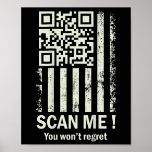 Affiche Drôle Qr Scan Me Trump 45_47 Tee Trump Dancing Cod