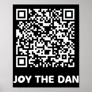 Affiche Drôle Qr Trump Danser Code interactif