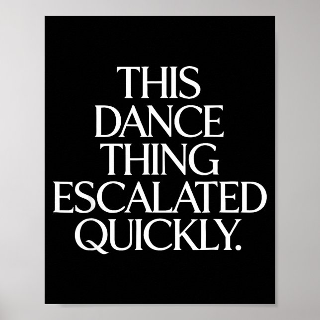 Affiche Drôle que cette histoire de danse ait dégénéré rap (Devant)