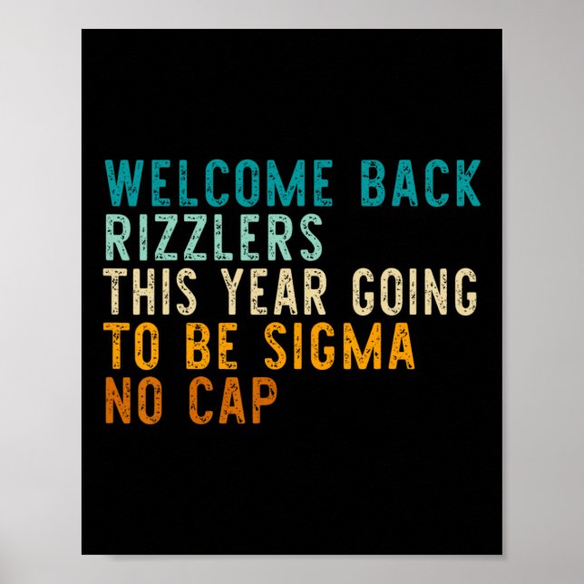 Affiche Drôle Retour À L'École Milieu Enseignant Gen Alp (Devant)