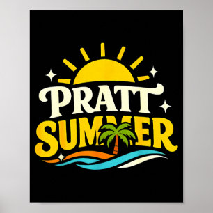 Affiche Drôle rétro pratt été californie politique
