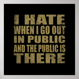 Affiche Drôle sarcastique citations sarcastique humour int