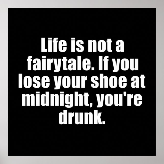 Affiche Drôle sarcastique dit des citations célèbres sarca (Devant)