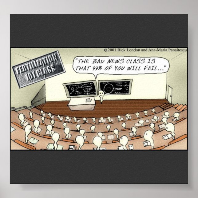 Affiche drôle Sperm Class 101 (Devant)