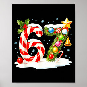 Affiche Drôle Sympa Vilain 6 7 Noël 67 Meme Xmas Garçons