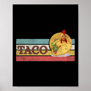 Affiche Drôle Taco Trump abandonne toujours T.a.c.o 3