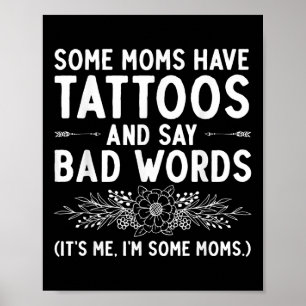 Affiche Drôle Tatouage Conception Pour Maman Femmes Tatoua