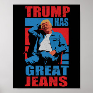 Affiche Drôle Trump A De Super Jean Humour Hommes Femmes 