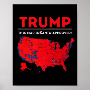 Affiche Drôle Trump Cette Carte Est Approuvée par le Père