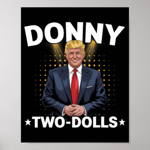 Affiche Drôle Trump Donny Deux Poupées 2 Poupées À Noël T