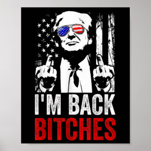 Affiche Drôle Trump Im Back Es Reprennent La Grande Amériq