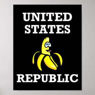 Affiche Drôle Trump Nana Biden République Usa Républicain