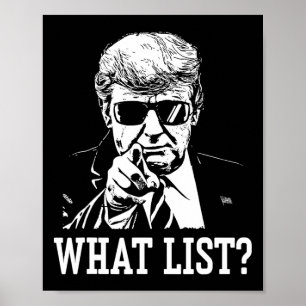 Affiche Drôle Trump Quelle Liste 4 
