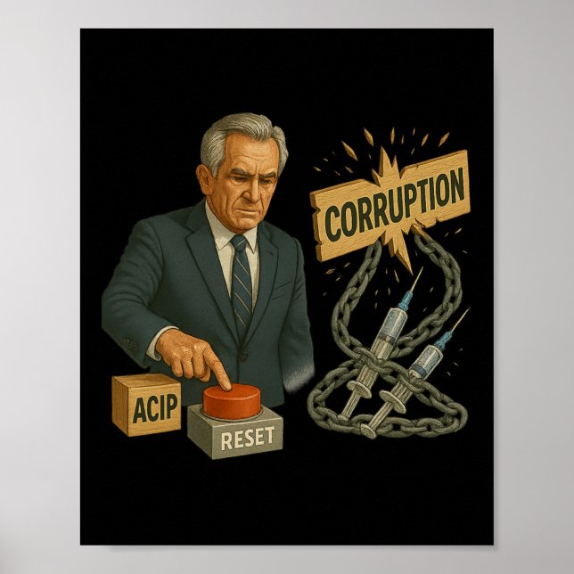 Affiche Drôle Trump Robert Kennedy Jr. Ensemble Cdc Meme A (Devant)